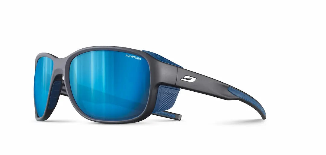 NWT French Mountaineering Outdoors Sunglasses Julbo Mona Dark Purple & blue lens Sherpa Mountaineering Sunglasses - Walmart.com main image 4