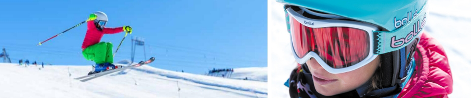 Bolle kids ski goggles colorful designs for winter sports