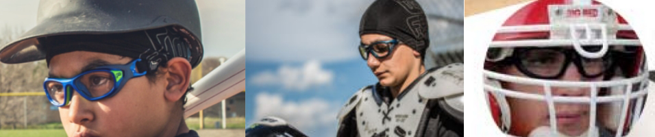 Prescription football helmet sport goggles for clear vision