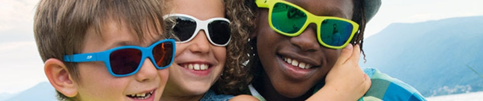 Julbo kids sunglasses colorful designs for outdoor protection