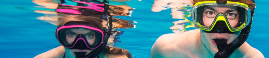 Tusa dive masks for clear underwater vision