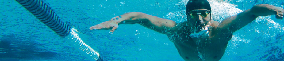 swimming gear collection featuring swimsuits goggles and accessories