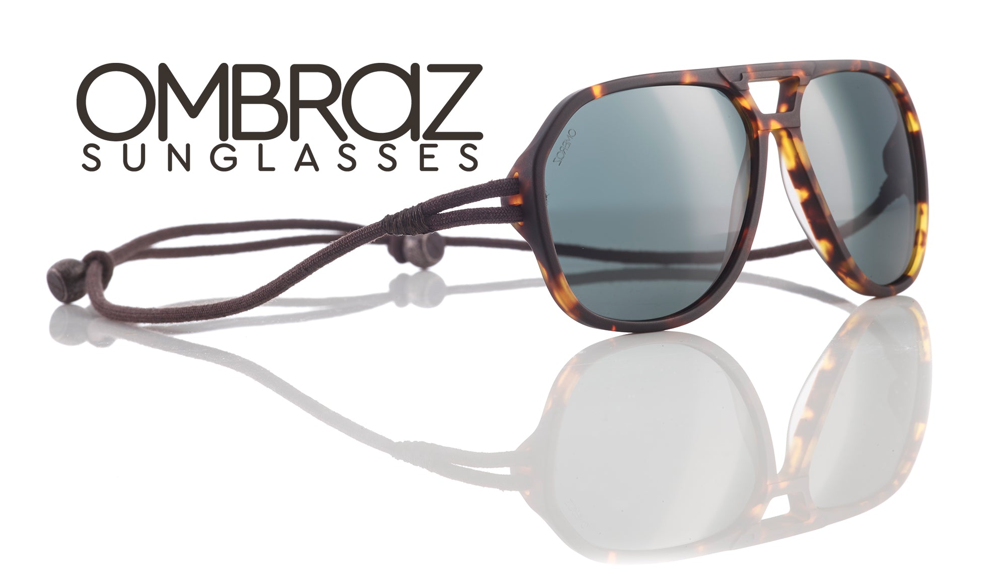 Ombraz armless sunglasses stylish lightweight sun protection