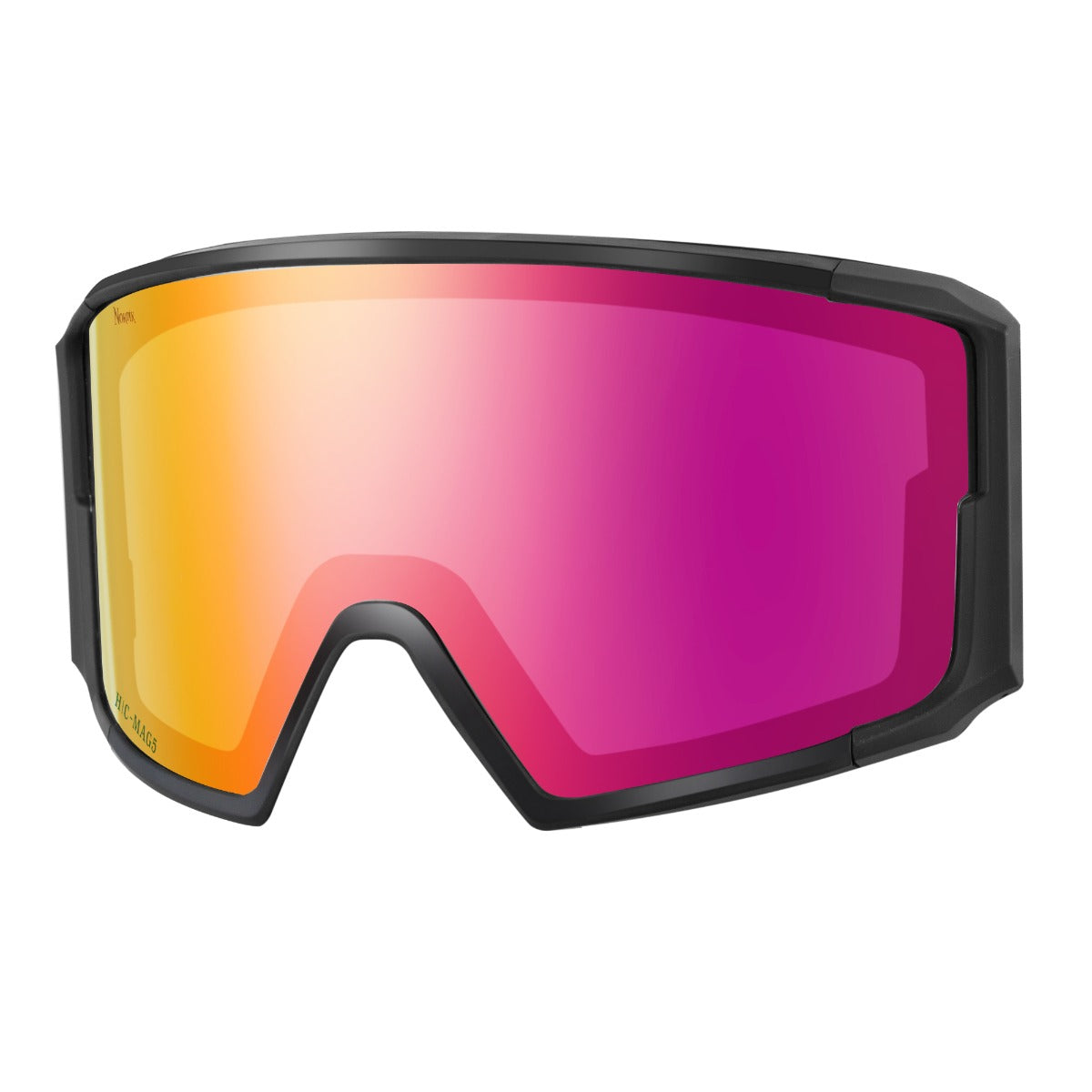 Nordik Adult Viking Heated Magnetic Snow Goggles Bonus Lens N-190D-B Black/Blue Adult