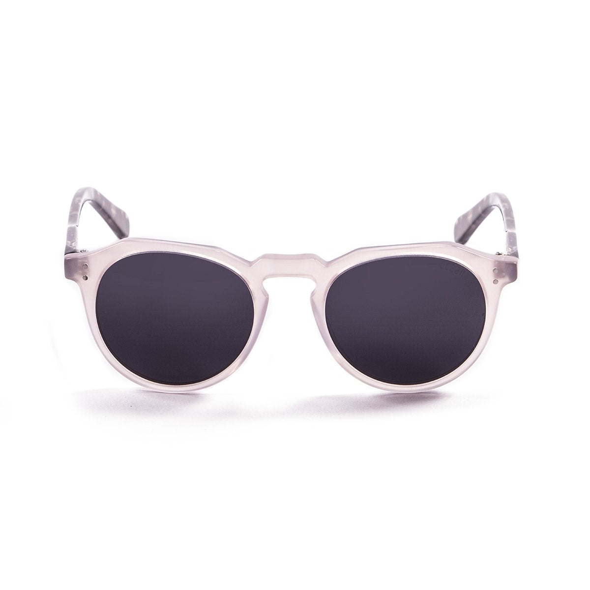 Ocean Cyclops White Transparent Frosted/Polarized Smoke