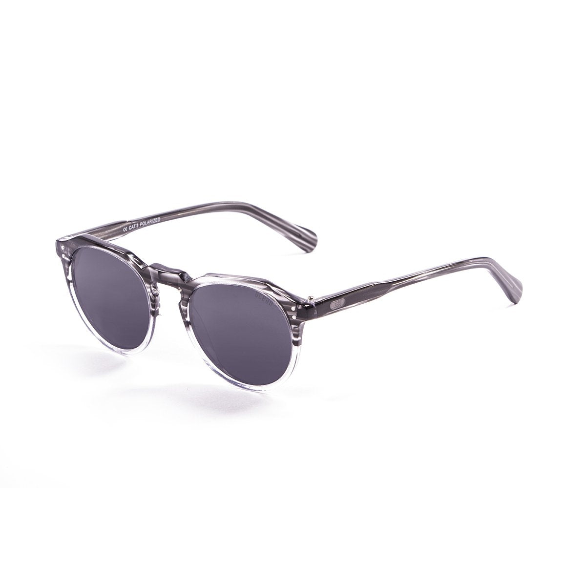 Ocean Cyclops Demy Black & White Transparent/Polarized Smoke