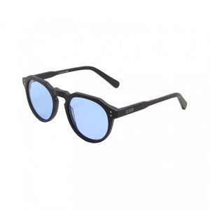 Matte Black frame/Polarized Transparent Blue lenses