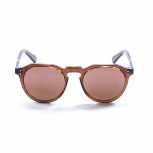 Dark Brown Transparent frame/Polarized Brown lenses