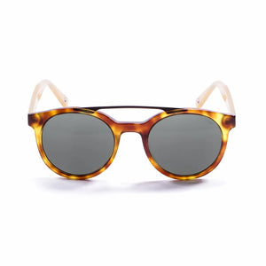 Demy Brown Yellow frame/Smoke Polarized lenses