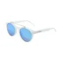 Transparent Light Blue Frosted frame/Polarized Revo Blue lenses