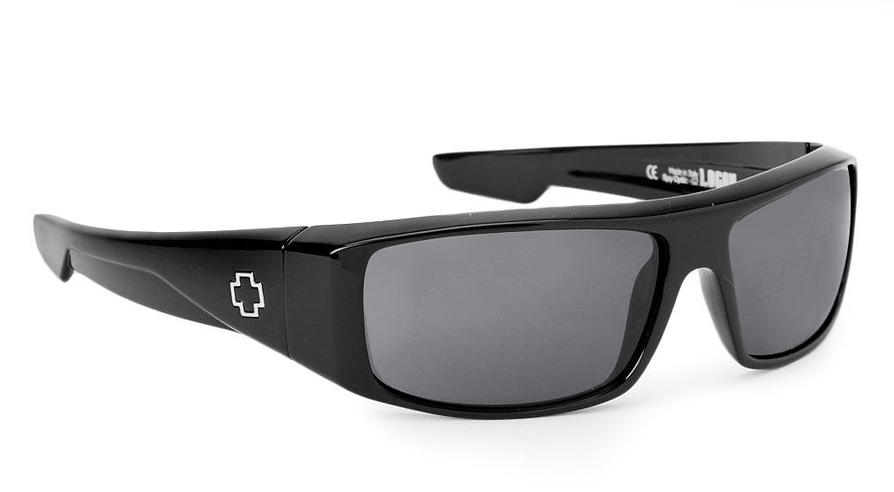 Spy Logan Black/Happy Green Grey Polarized