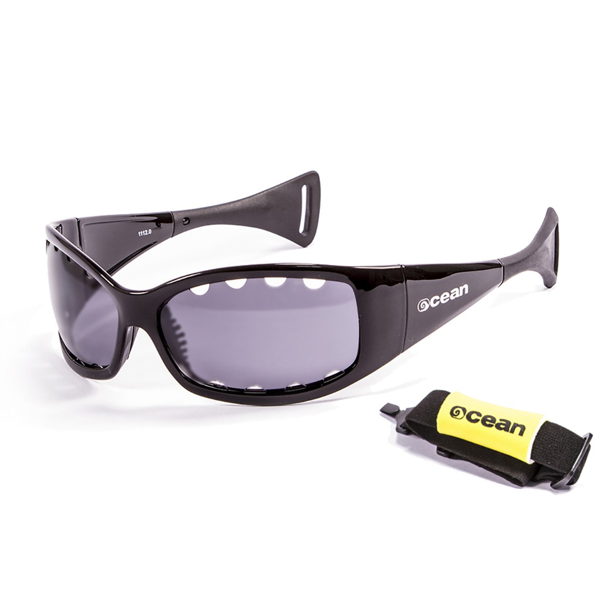 Ocean Fuenteventura Shiny Black/Polarized Smoke