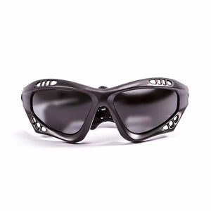 Matte Black frame/Polarized Smoke lenses