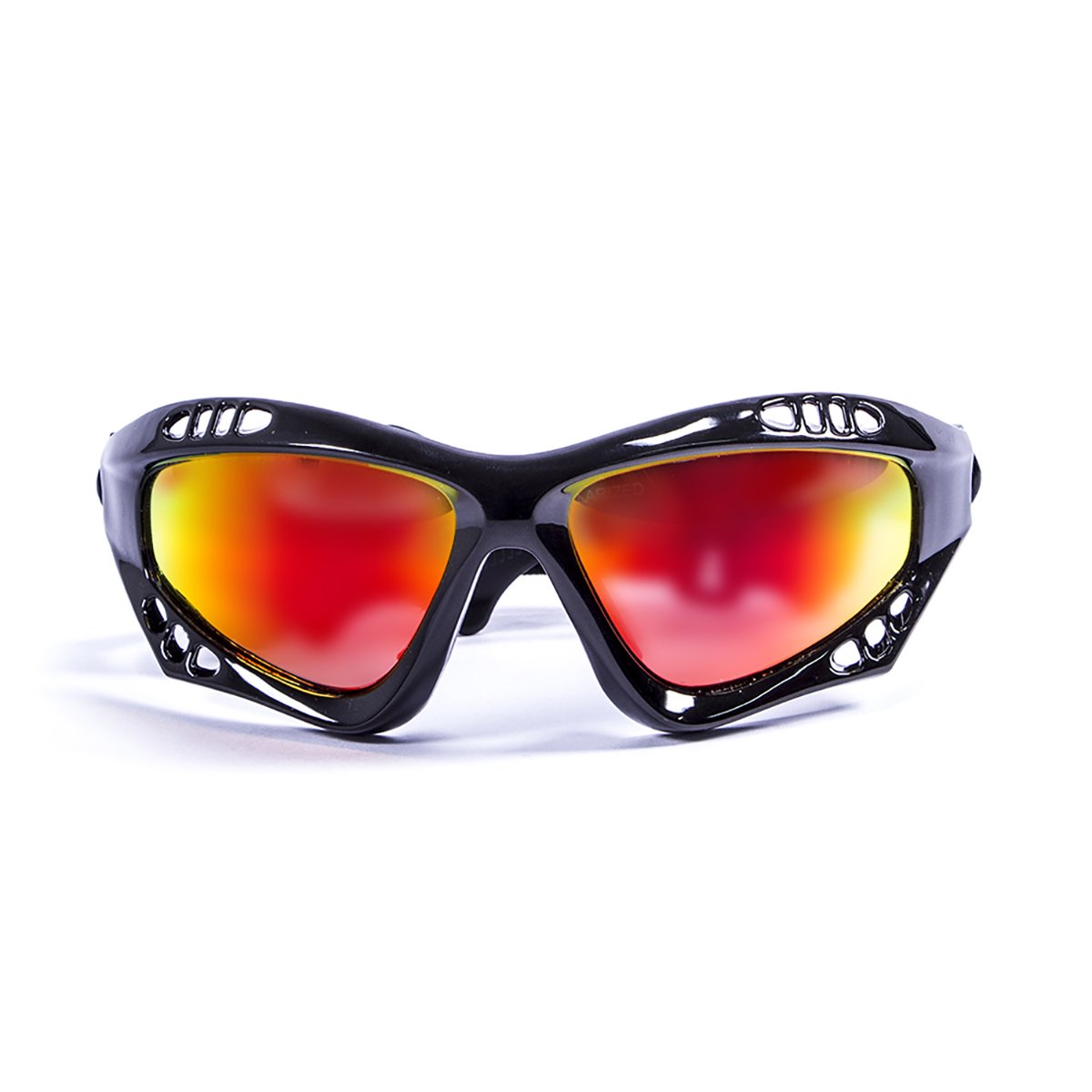 Ocean Australia Shiny Black/Polarized Revo Red