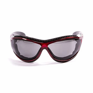 Red Transparent frame/Polarized Smoke lenses