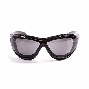 Shiny Black frame/Polarized Smoke lenses