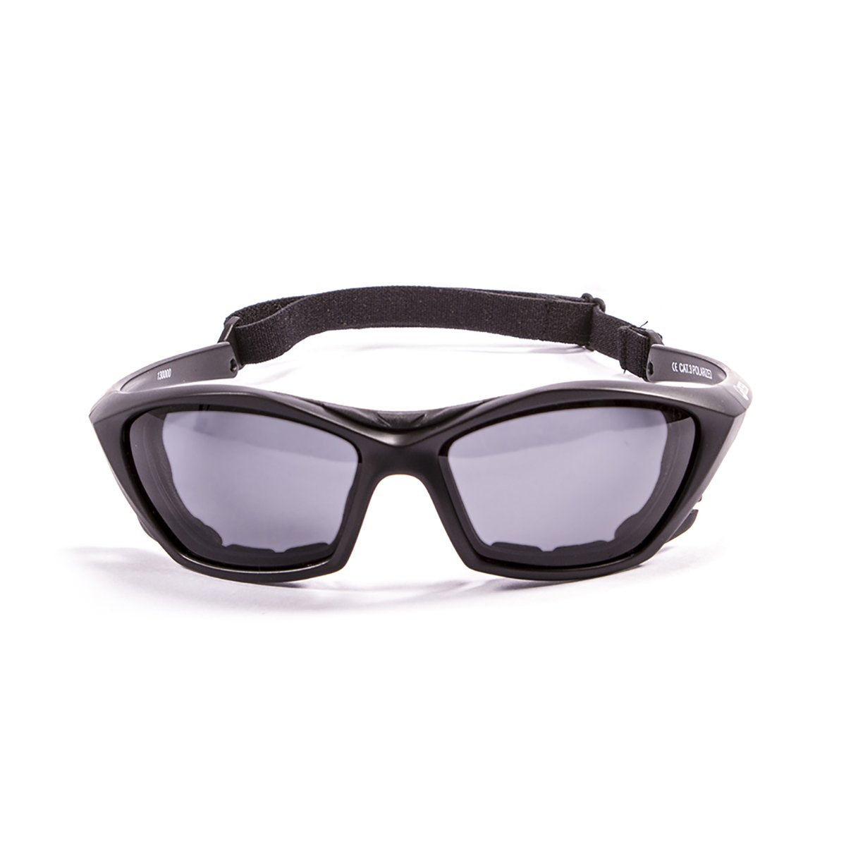Ocean Lake Guarda Matte Black/Polarized Smoke