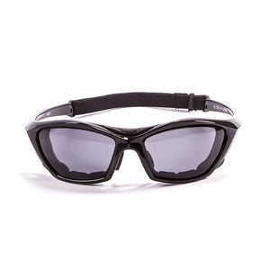 Shiny Black frame/Polarized Smoke lenses