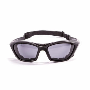 Matte Black frame/Polarized Smoke lenses