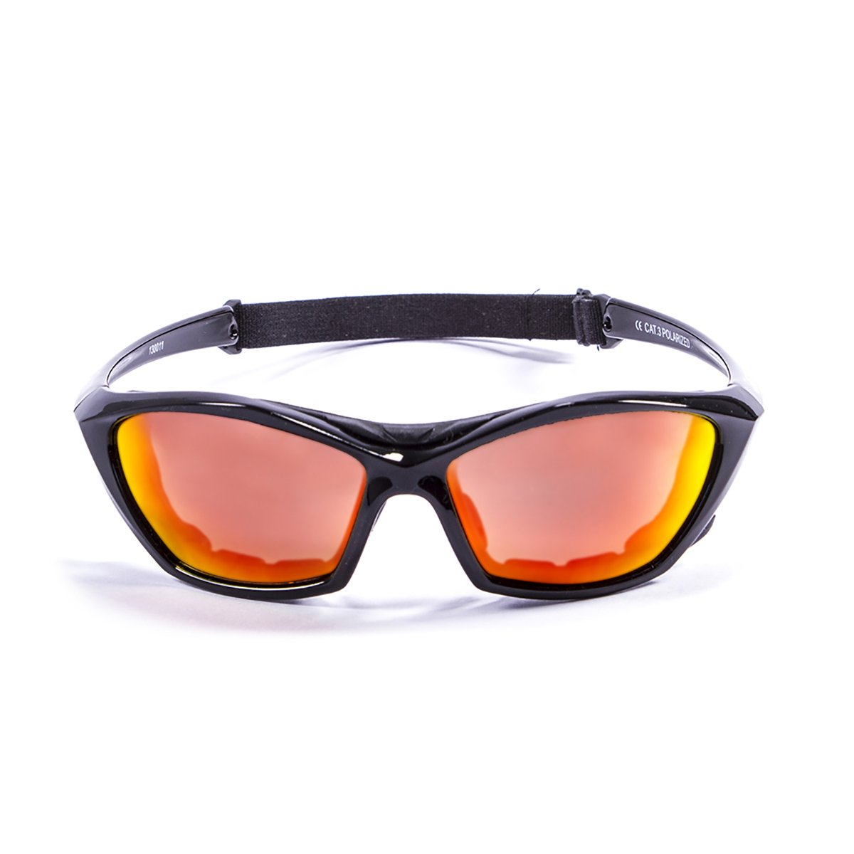Ocean Lake Guarda Shiny Black/Polarized Revo Red