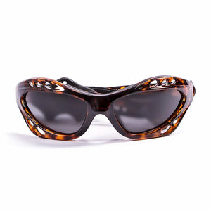 Demy Brown frame/Polarized Smoke lenses