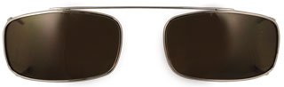 Low Rectangle clip Gold/Polarized Brown