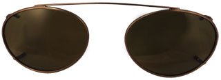 Oval clip On Bronze/Polarized Brown