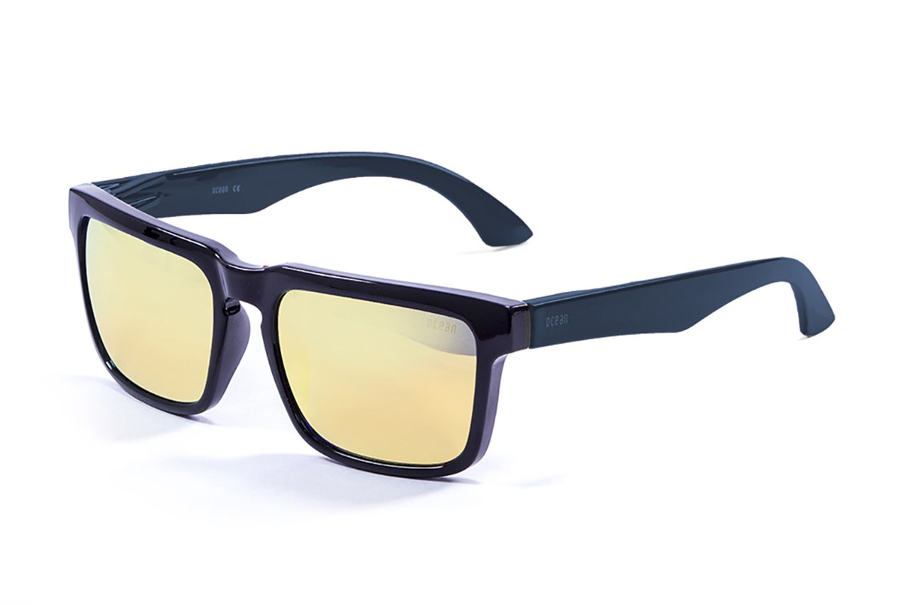 Ocean Bomb Shiny Black-Blue Marine Arms/Polarized Yellow Iridium