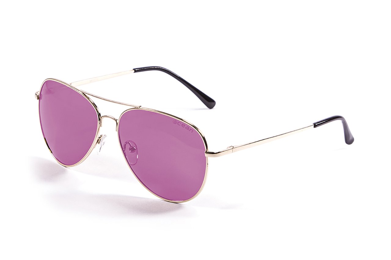 Ocean Bonila Gold/Polarized Revo Pink