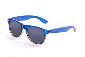 Dark Blue-Demy Brown frame/Polarized Gradual Smoke lenses