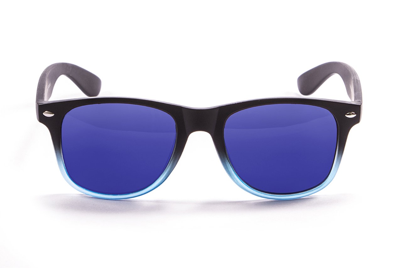 Ocean Beach Matte Black-Blue/Blue front view