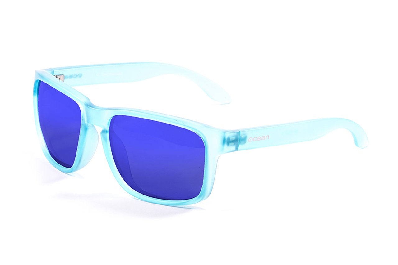 Ocean Blue Moon Light Blue Frosted/Polarized Revo Blue