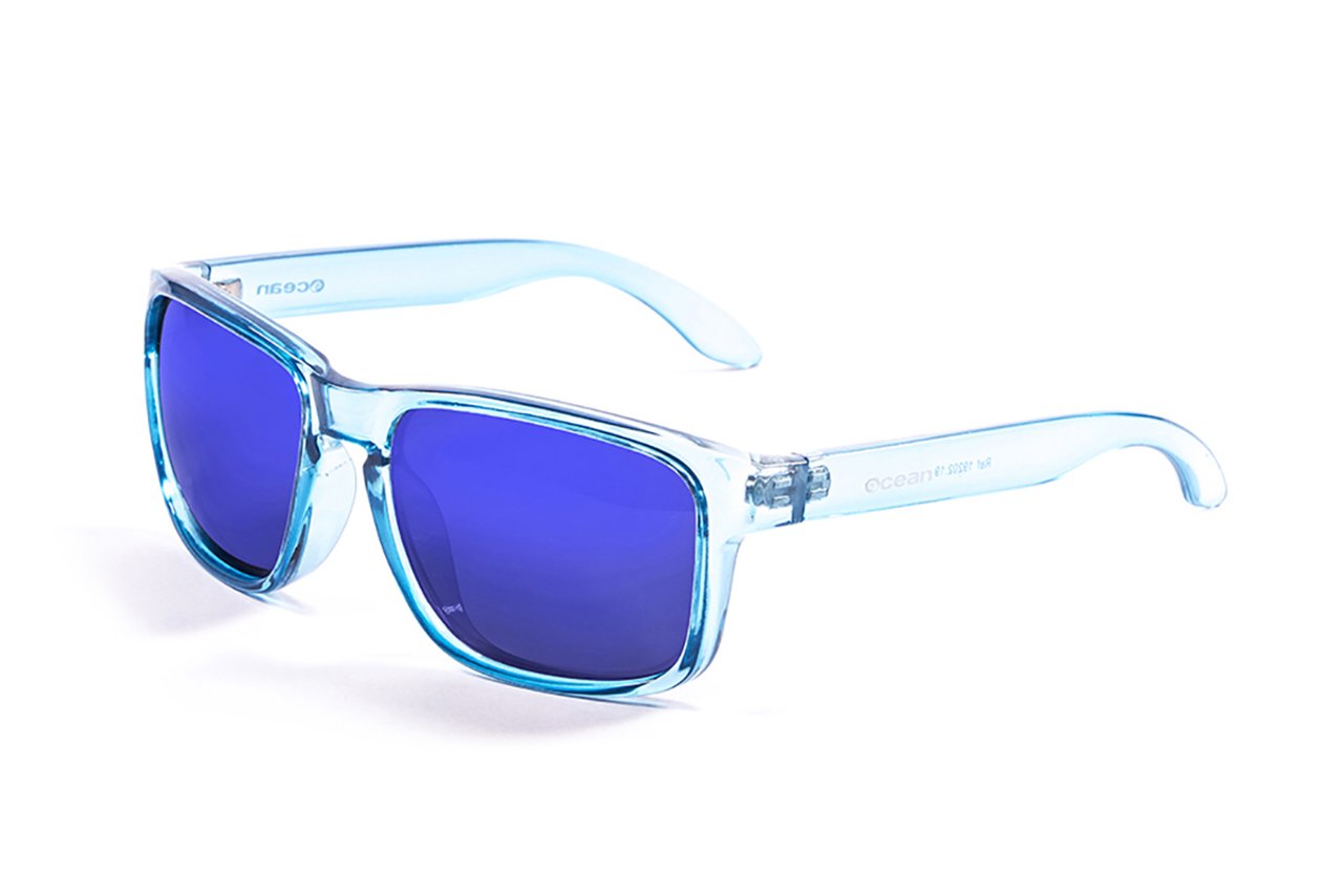 Ocean Blue Moon Transparent Blue/Polarized Revo Blue