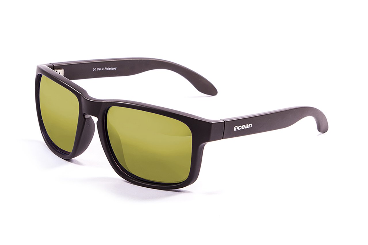 Ocean Blue Moon Matte Brown/Polarized Revo Yellow