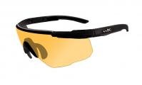 Wiley-X Saber Advanced Black/Light Rust Sunglasses