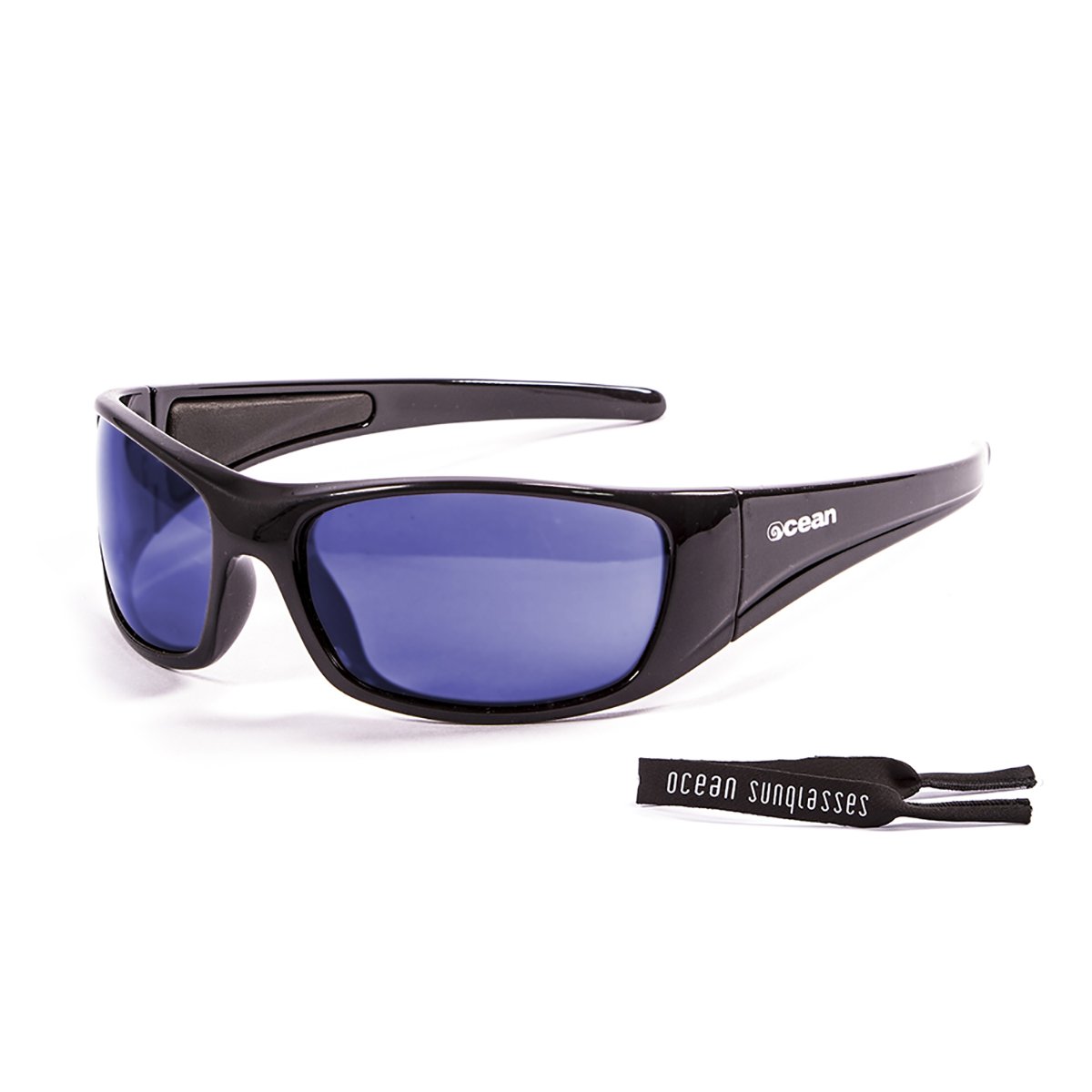 Ocean Bermuda Shiny Black/Polarized Revo Blue