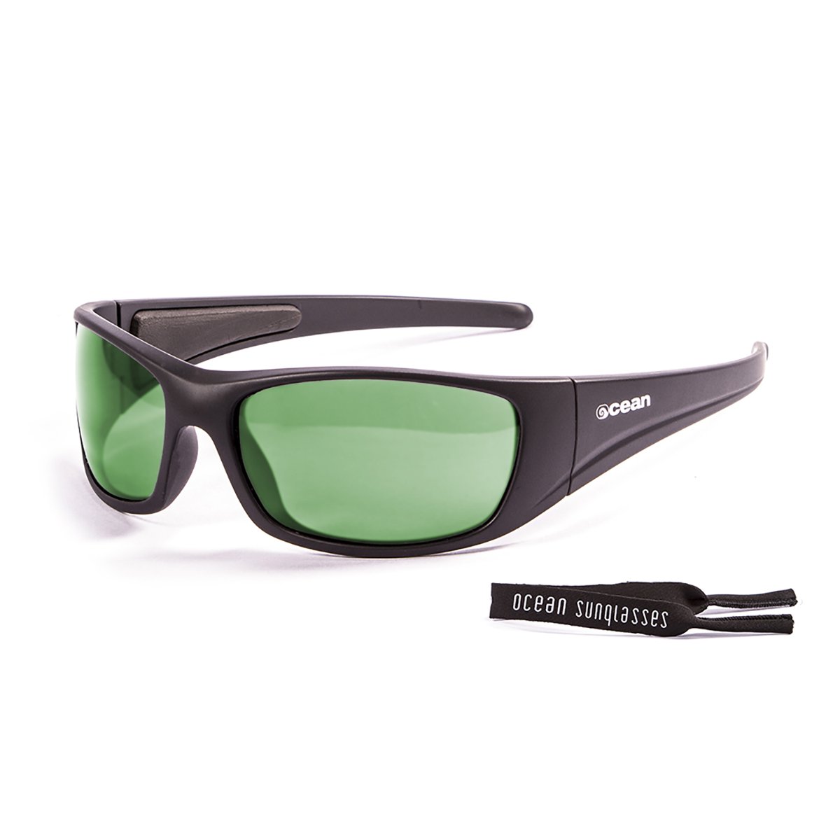 Ocean Bermuda Matte Black/Polarized Revo Green