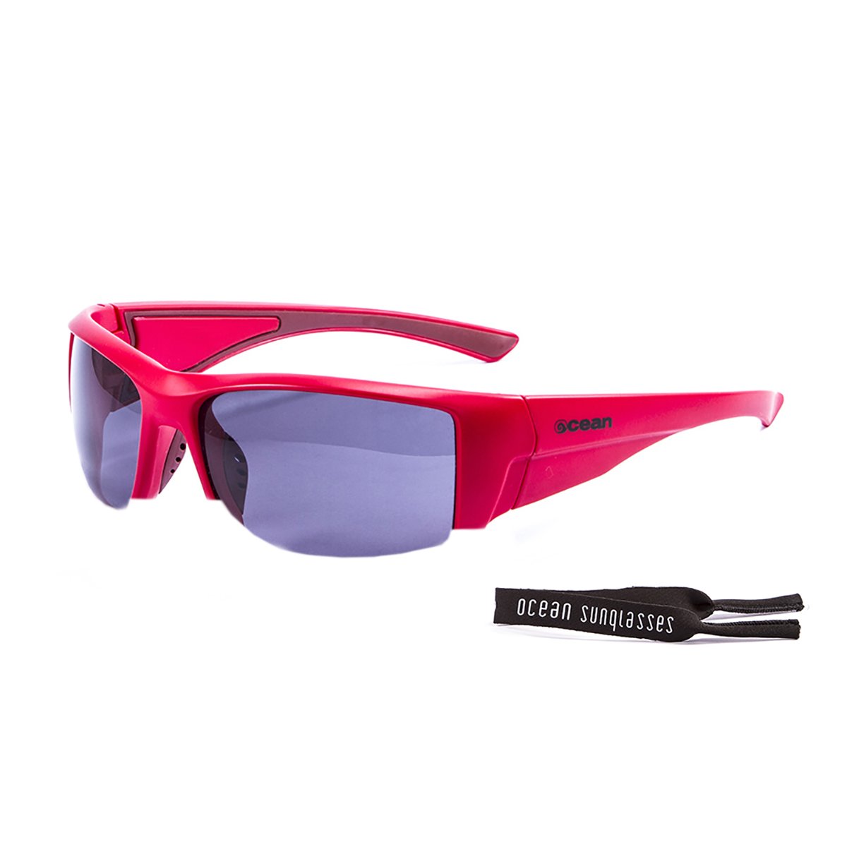 Ocean Guadalupe Matte Red/Polarized Smoke