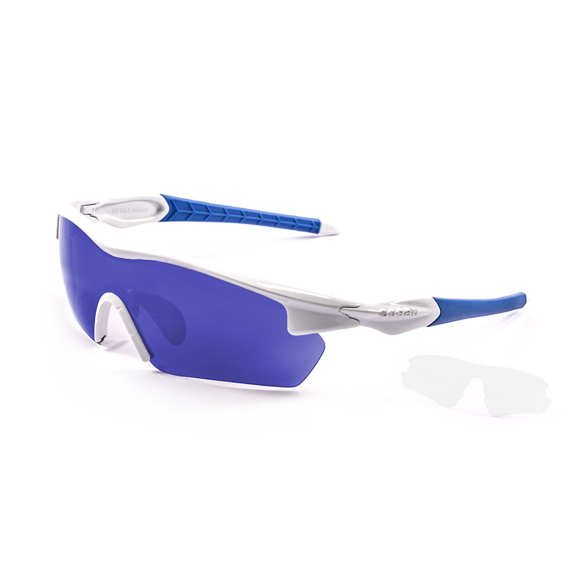 Ocean Tour White & Blue/Polarized Blue
