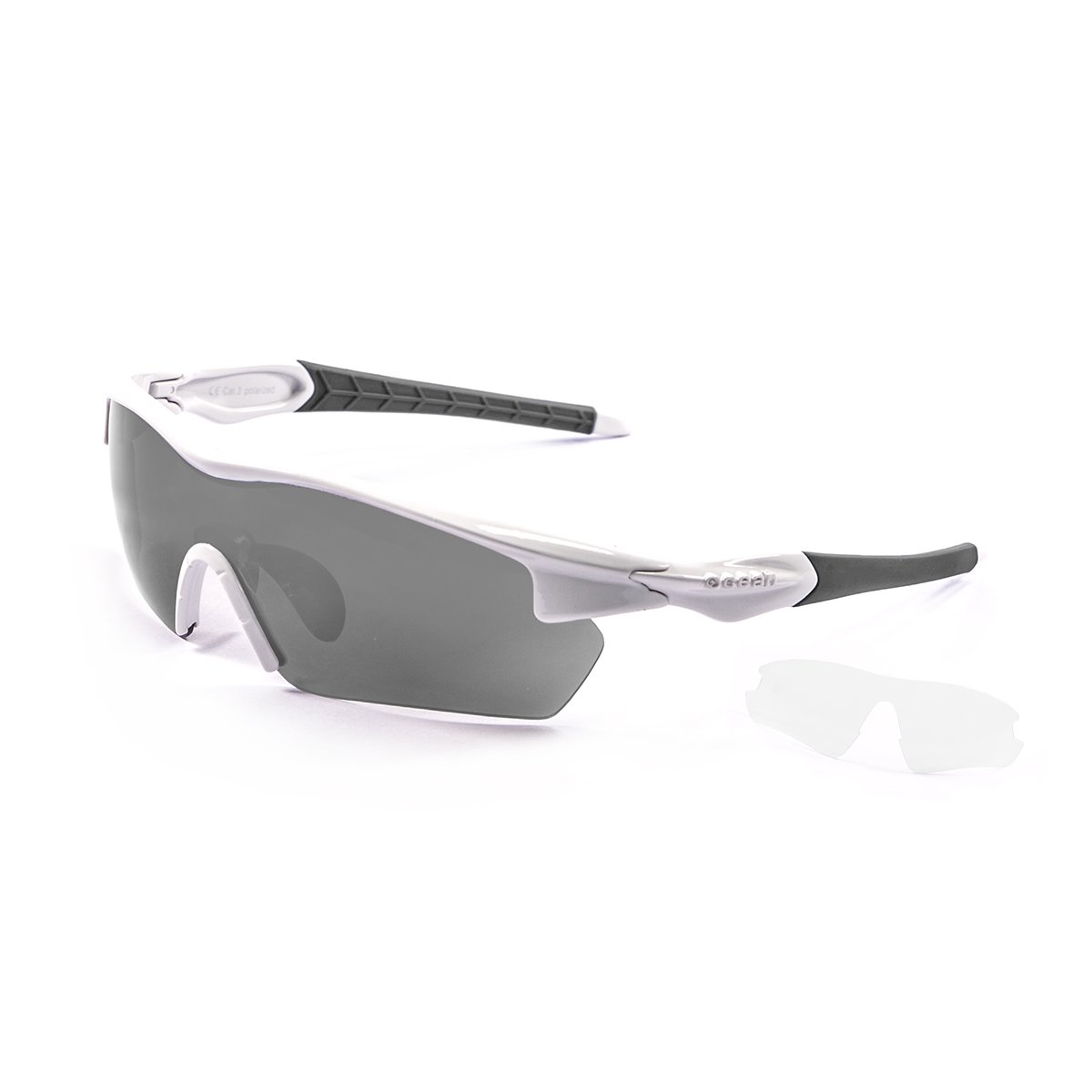 Ocean Tour White & Black/Polarized Smoke & Transparent