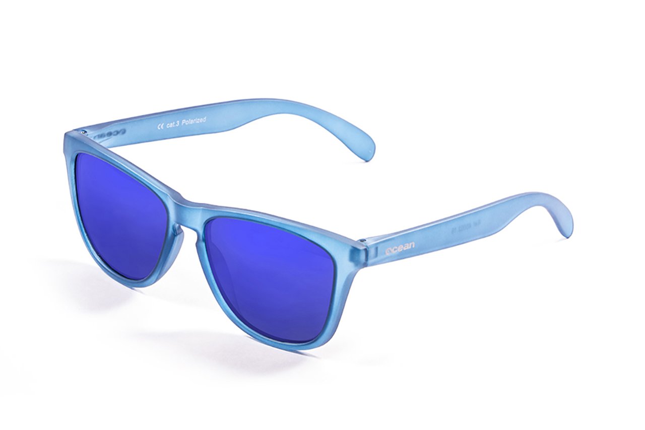 Ocean Sea Transparent Blue/Polarized Revo Blue