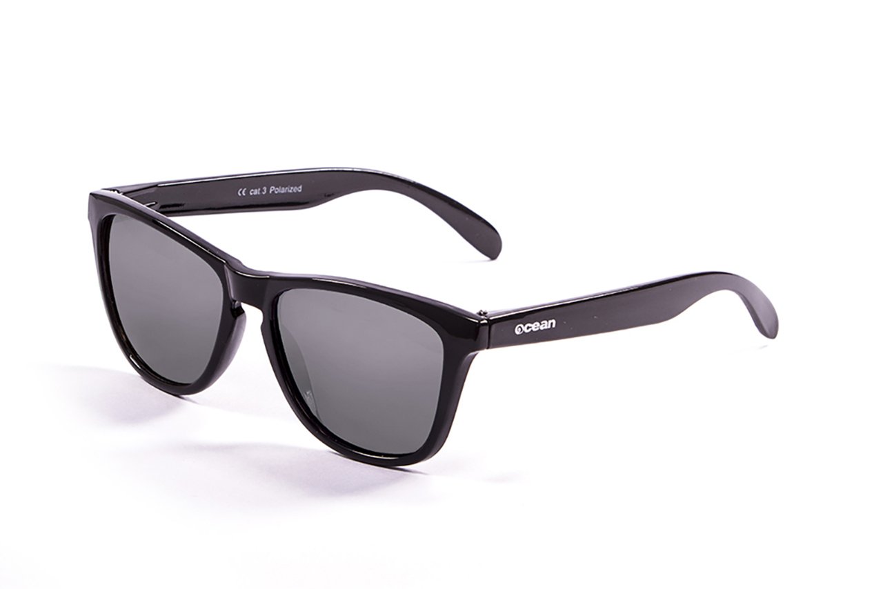 Ocean Sea Shiny Black/Polarized Revo Gray