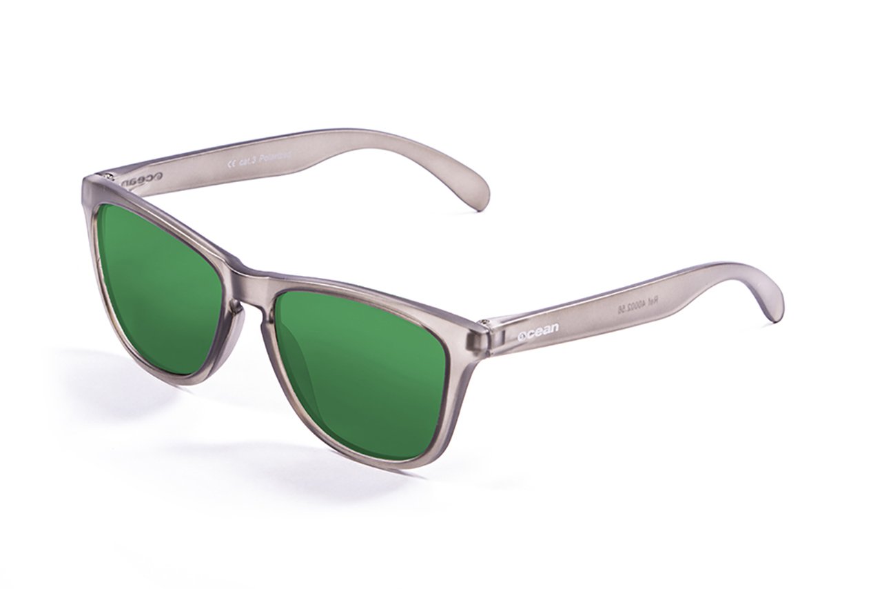 Ocean Sea Transparent Black/Polarized Revo Green