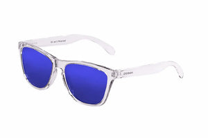 Transparent White frame/Polarized Revo Blue lenses