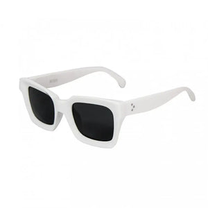 White frame/Polarized Smoke lenses