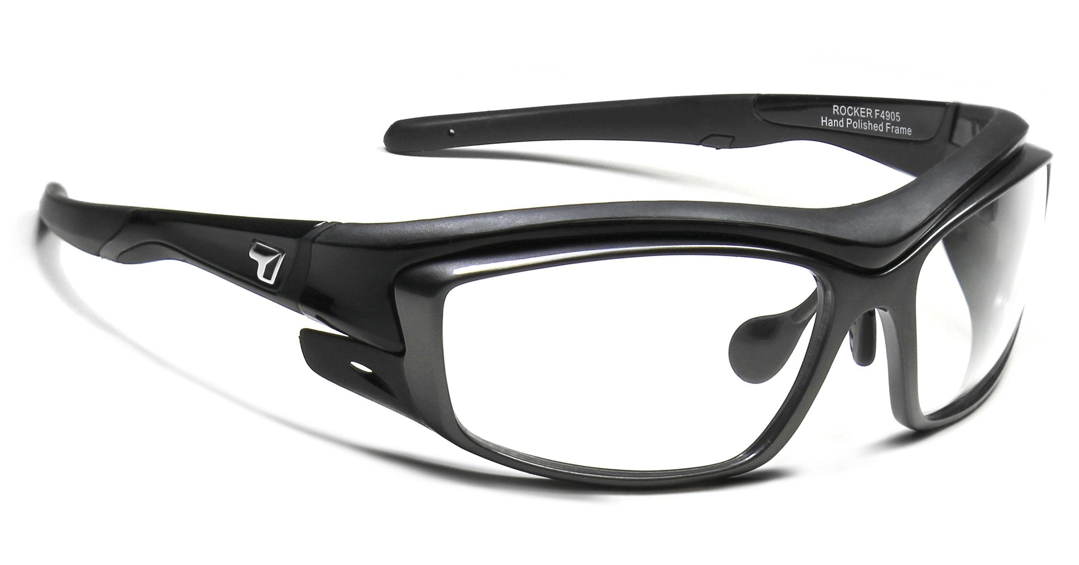 7Eye by Panoptx Rocker Black with Clear lenses