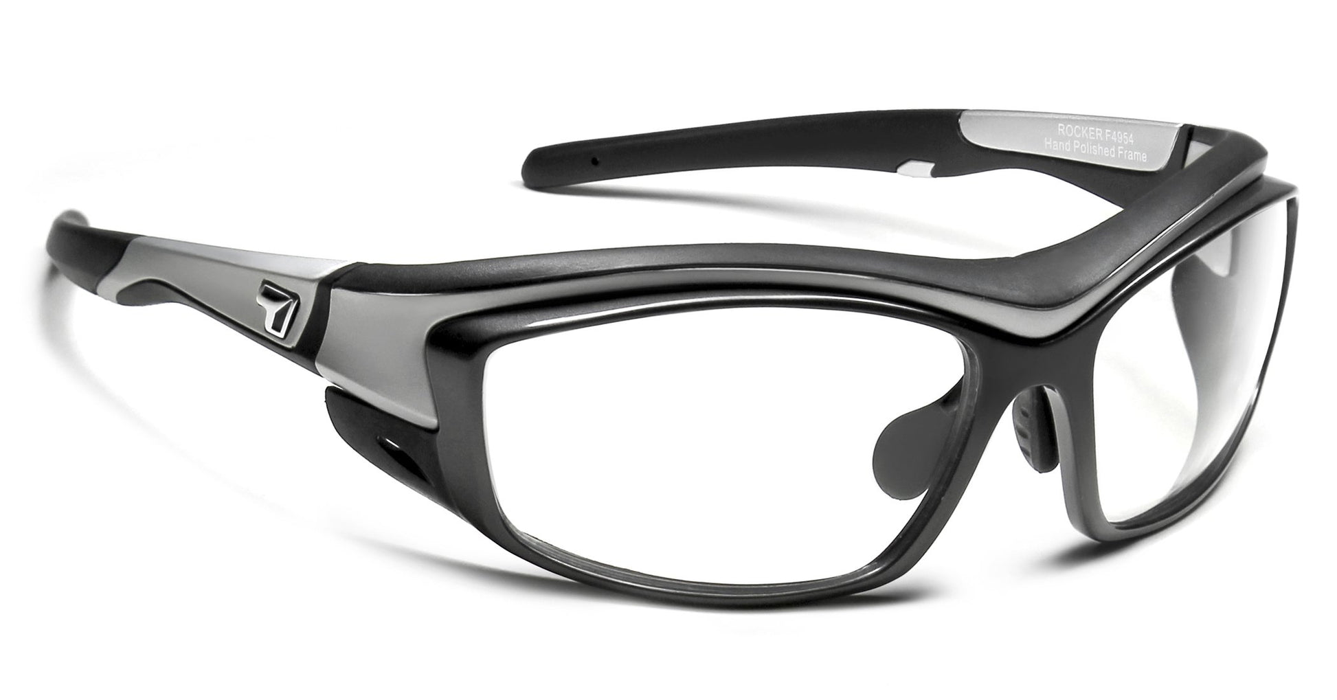 7Eye by Panoptx Rocker Silver with Clear lenses