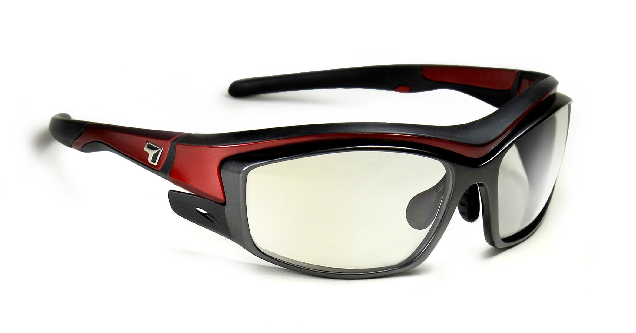 7Eye by Panoptx Rocker Candy Apple with Clear lenses