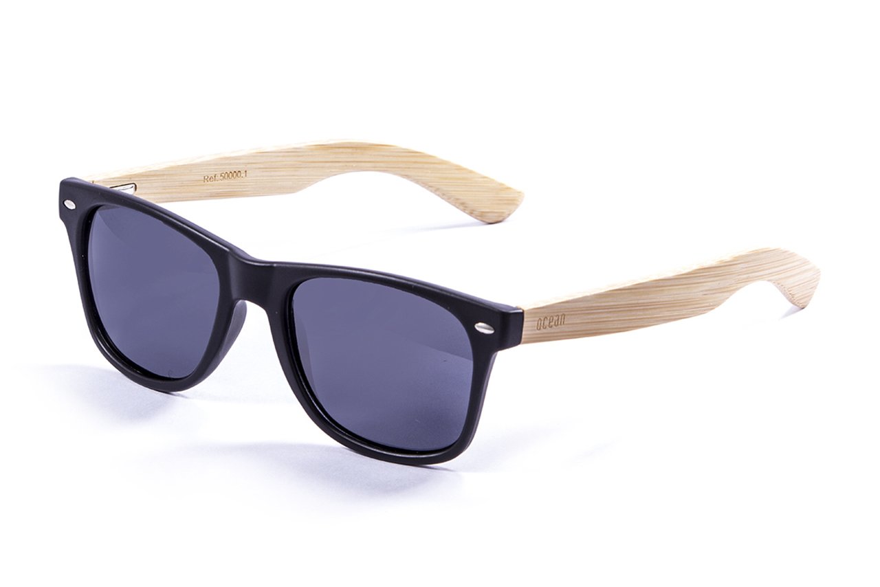 Ocean Beach Wood Black-Natural Arm/Smoke side view