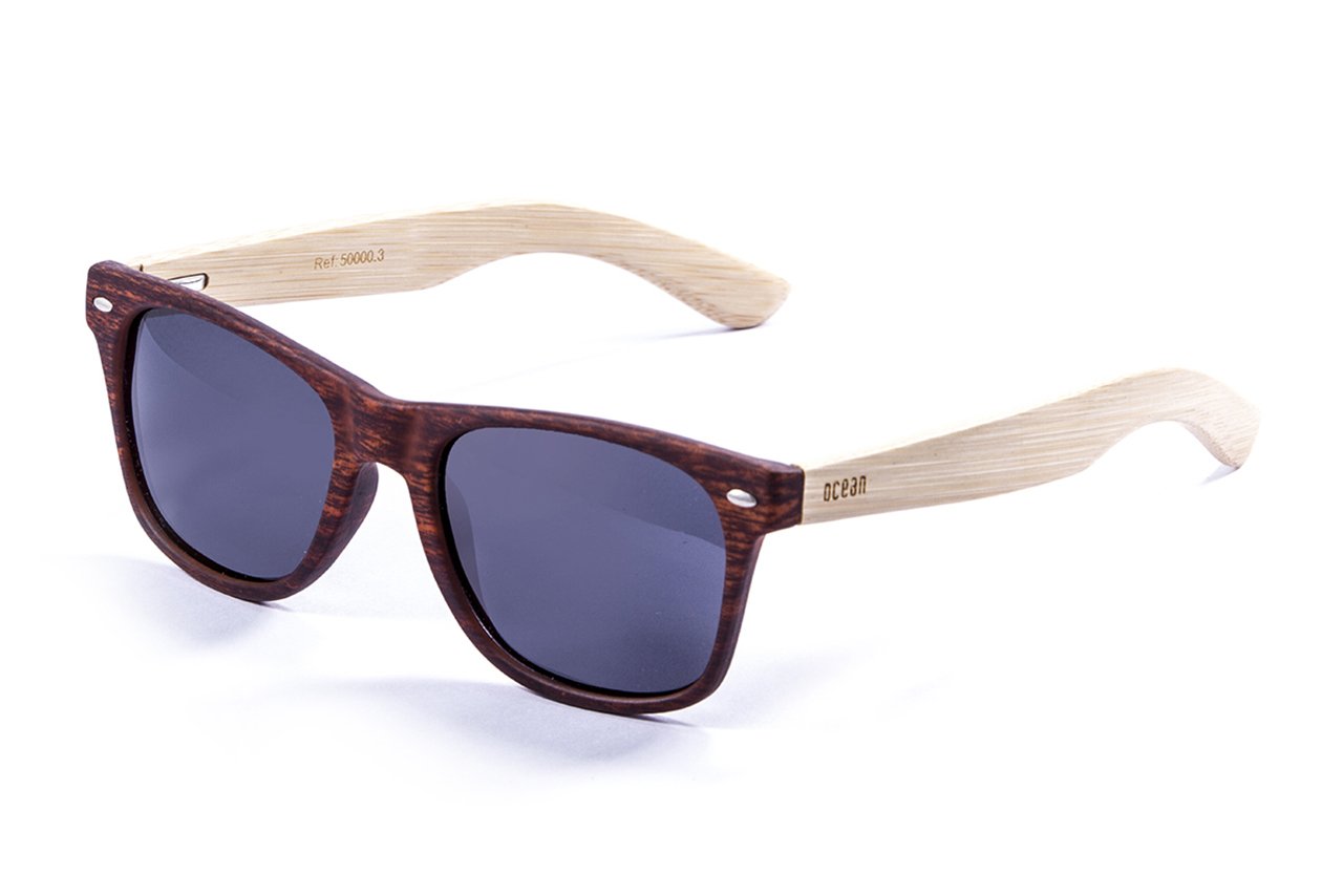 Ocean Beach Wood Dark Brown-Natural arm/side view